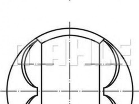 Piston BMW 6 E63 MAHLE ORIGINAL 081PI00106000