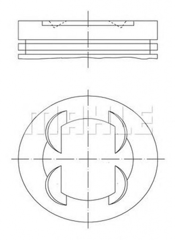 Piston BMW Z3 cupe E36 MAHLE ORIGINAL 0830101