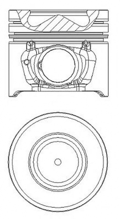 Piston CHEVROLET EPICA KL1 NRAL 8787920000 PieseDeTop