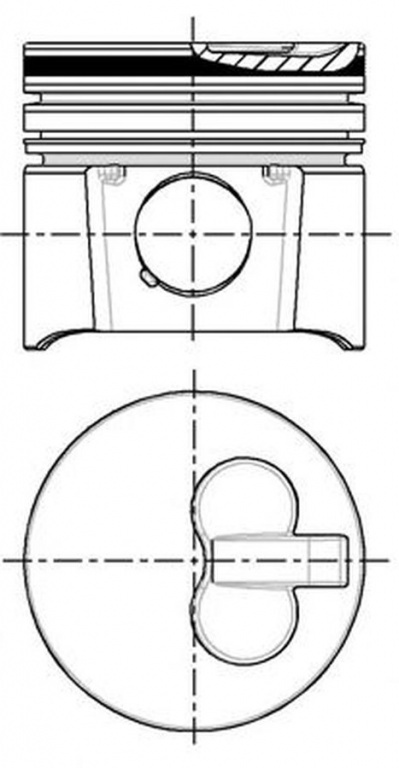 Piston CITROEN XSARA Break N2 NRAL 8732150010 PieseDeTop