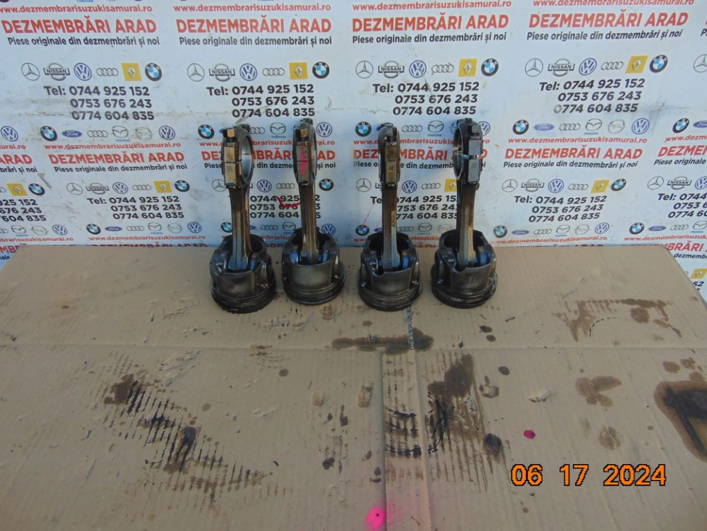 Piston cu biela Peugeot Boxer 2.0 euro 6 Citroen Jumper 2.0 dupa 2016 pistoane biele