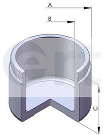 Piston etrier frana 150556-C ERT pentru Mitsubishi Montero Mitsubishi Pajero Mitsubishi Pajeroshogun Mitsubishi Shogun