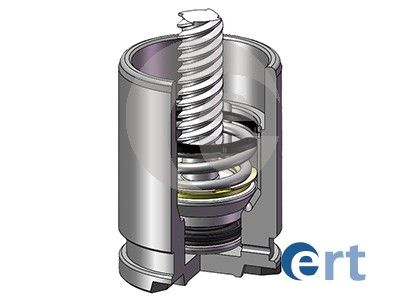 Piston etrier frana 151171K ERT pentru Kia Rio Hyundai Grand Hyundai I10 Hyundai I20 Hyundai Ioniq Kia Niro