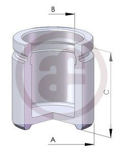 Piston, etrier frana AUDI A4 (8D2, B5) (1994 - 2001) AUTOFREN SEINSA D02559