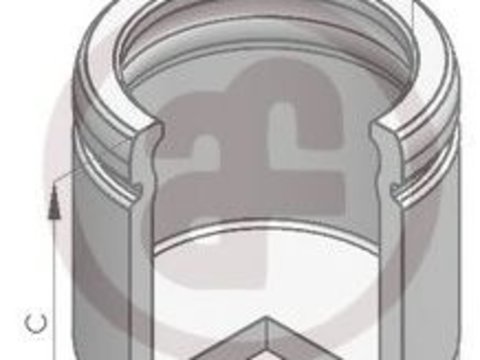 Piston, etrier frana AUDI A6 Avant (4F5, C6) (2005 - 2011) AUTOFREN SEINSA D025188 piesa NOUA