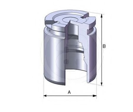 Piston, etrier frana AUDI TT Roadster (8N9) (1999 