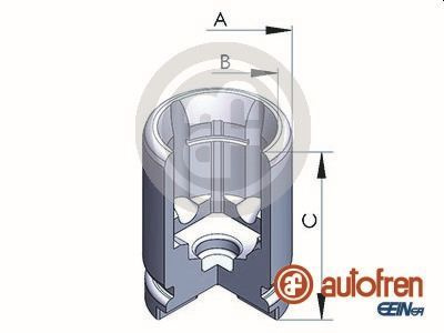 Piston, etrier frana AUTOFREN SEINSA D025233