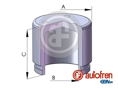 Piston, etrier frana AUTOFREN SEINSA D025304 pentru TOYOTA LAND CRUISER 200 (_J2_) 2007-2018
