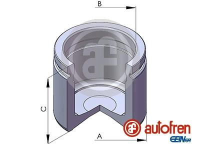 Piston, etrier frana AUTOFREN SEINSA D02579 montare punte fata pentru masina FORD ESCORT V (AAL, ABL) 1991 1992 1993 1994 1995