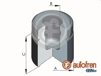 Piston etrier frana AUTOFREN SEINSA VW MULTIVAN T5 (7HM, 7HN, 7HF, 7EF, 7EM, 7EN) 2003-2015 - D025386