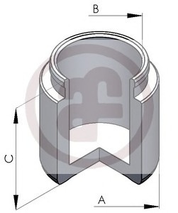 Piston etrier frana D025128 AUTOFREN SEINSA pentru Mitsubishi Montero Mitsubishi Pajero Mitsubishi Pajeroshogun Mitsubishi Shogun Mitsubishi Chariot Mitsubishi Nimbus Mitsubishi Space Mitsubishi Galant Mazda Eunos Mazda Millenia Mazda Xedos Nissan Se