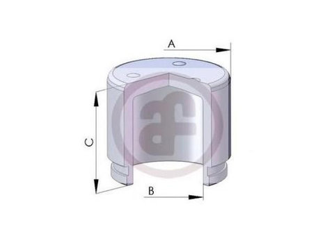 Piston, etrier frana Daewoo LACETTI hatchback (KLAN) 2004-2016 #2 150273C