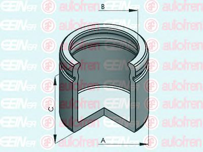 Piston, etrier frana FIAT PUNTO EVO (199) (2008 - 2016) AUTOFREN SEINSA D025491 piesa NOUA