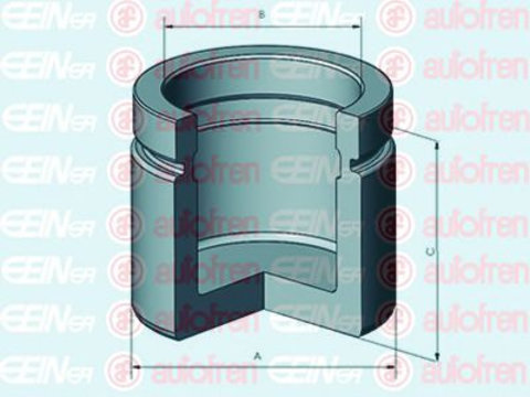 Piston, etrier frana FORD COURIER caroserie (J5_, J3_) (1996 - 2016) AUTOFREN SEINSA D025487