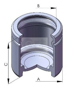 Piston, etrier frana FORD FOCUS III Turnier (2010 - 2016) ERT 150566-C piesa NOUA