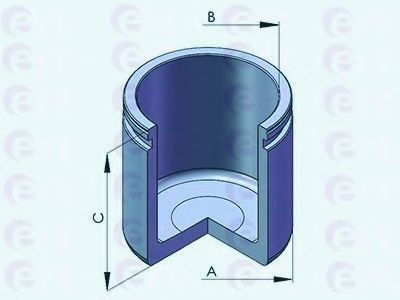 Piston, etrier frana IVECO DAILY III caroserie inchisa/combi (1997 - 2007) ERT 150852-C piesa NOUA