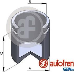Piston, etrier frana IVECO DAILY V (50C/DAILY-2000 / C50), Van, 09.2011 - 02.2014 AUTOFREN SEINSA D025634