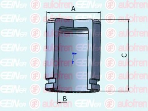 Piston, etrier frana KIA SPORTAGE (JE, KM) (2004 - 2016) AUTOFREN SEINSA D025435 piesa NOUA