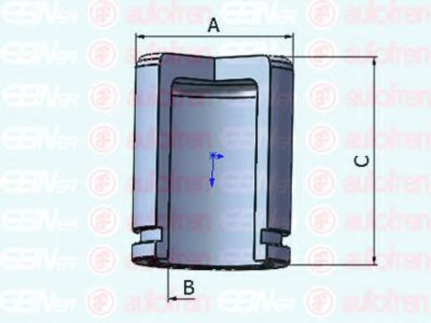 Piston, etrier frana MAZDA 6 Station Wagon (GY) (2002 - 2007) AUTOFREN SEINSA D025316