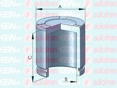 Piston, etrier frana MERCEDES A-CLASS (W176) (2012