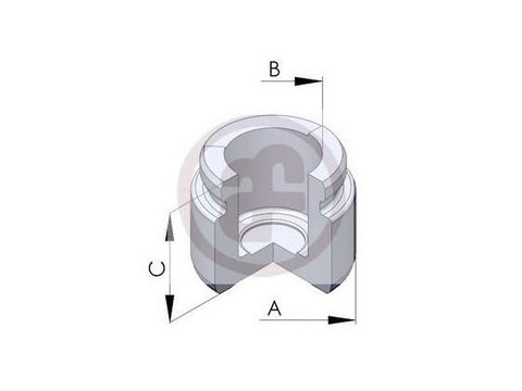 Piston, etrier frana Mercedes CLK Cabriolet (A208) 1998-2002 #2 150675C