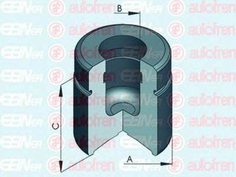 Piston, etrier frana MERCEDES M-CLASS (W164) (2005 - 2016) AUTOFREN SEINSA D025386