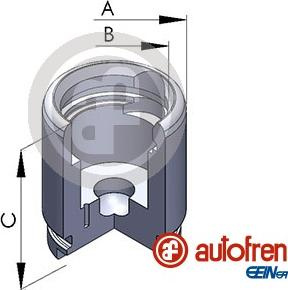 Piston, etrier frana PEUGEOT 206 SW (2E/K), Turism, 07.2002 - AUTOFREN SEINSA D025258