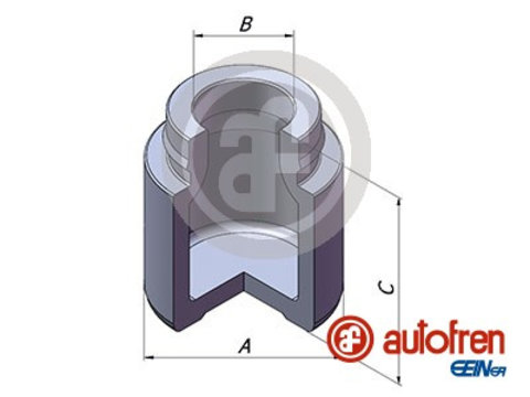 Piston, etrier frana punte fata (D025392 AUT) LEXUS,TOYOTA