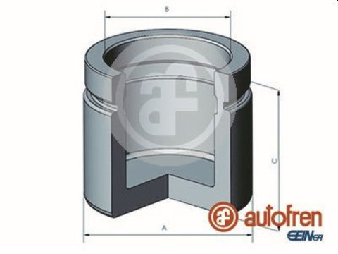 Piston, etrier frana punte fata (D025412 AUT) CHRYSLER,MERCEDES-BENZ,SSANGYONG