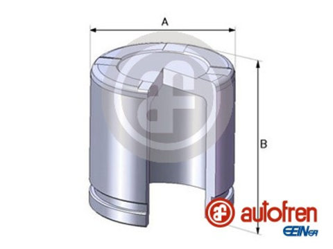 Piston, etrier frana punte fata (D02550 AUT) Citroen,FIAT,FORD,NISSAN,PEUGEOT,RENAULT