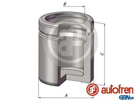 Piston, etrier frana punte fata (D025507 AUT) FORD,MINI