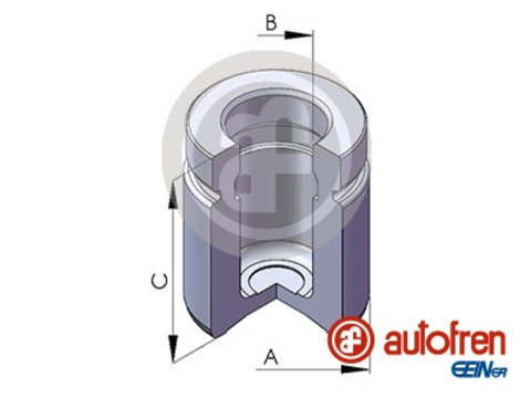 Piston, etrier frana punte fata (D025551 AUT) BMW