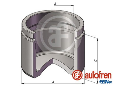 Piston, etrier frana punte fata (D025598 AUT) BMW