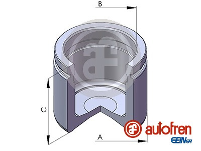 Piston, etrier frana punte fata (D02581 AUT) FIAT,FORD,MAZDA