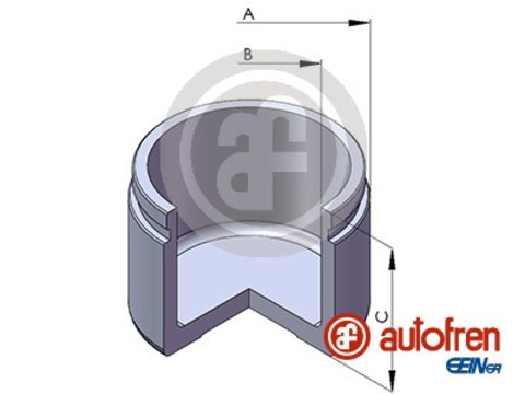 Piston, etrier frana punte fata (D02595 AUT) LEXUS,MERCEDES-BENZ,MITSUBISHI,TOYOTA,TOYOTA (FAW)