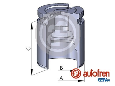 Piston etrier frana # puntea spate CitroEn Jumpy 2011 2012 2013 2014 2015 2016 2017 2018 2019 2020 2021 2022 2023 2024 2025 # D02593 # AUTOFREN SEINSA