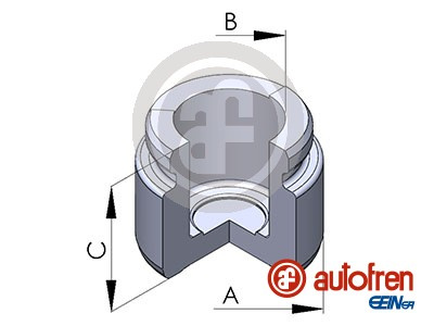 Piston, etrier frana puntea spate (D025229 AUT) CHRYSLER,MERCEDES-BENZ