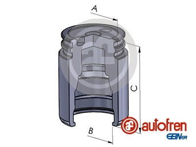 Piston, etrier frana puntea spate (D025251 AUT) CADILLAC,Citroen,FORD,ISUZU,MAZDA,MERCEDES-BENZ,NISSAN,OPEL,RENAULT,SAAB,VAUXHALL,VOLVO,VW