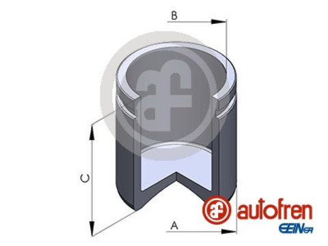 Piston, etrier frana puntea spate (D025266 AUT) LEXUS,TOYOTA