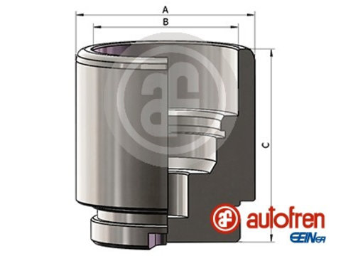 Piston, etrier frana puntea spate (D025641 AUT) FORD,MAN,VW