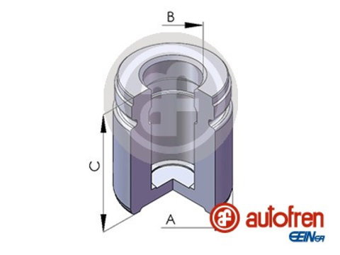 Piston, etrier frana puntea spate (D02577 AUT) BMW,MG,ROVER,SAAB