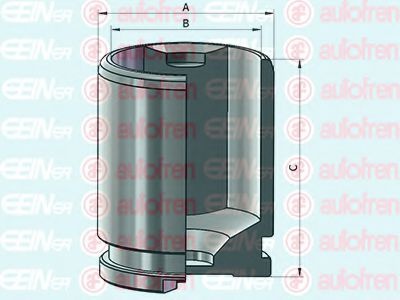 Piston, etrier frana RENAULT ESPACE V (2015 - 2016) AUTOFREN SEINSA D025541 piesa NOUA