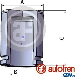 Piston, etrier frana SUBARU WRX (GJ), Sedan, 07.2011 - AUTOFREN SEINSA D025302