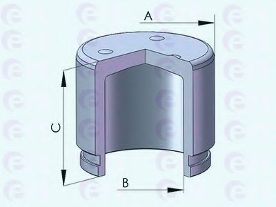 Piston, etrier frana TOYOTA LAND CRUISER 150 (KDJ15, GRJ15) (2009 - 2016) ERT 150589-C piesa NOUA