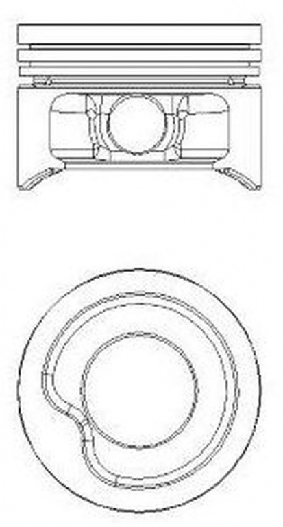 Piston FIAT 500 C 312 NRAL 8744190000