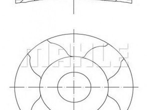 Piston FIAT SCUDO caroserie 272 270 MAHLE ORIGINAL 0400600