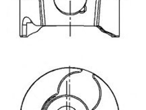 Piston FIAT SCUDO platou / sasiu (272, 270) (2007 - 2016) NÜRAL 87-114700-40