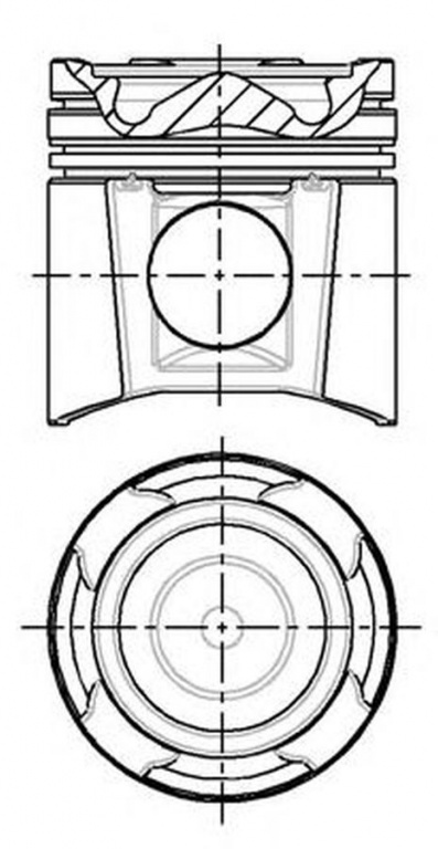 Piston FIAT ULYSSE 179AX NRAL 8711470030