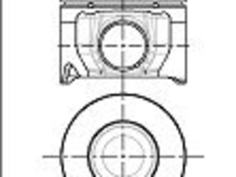 Piston FORD GRAND C-MAX (DXA/CB7, DXA/CEU) (2010 - 2016) NÜRAL 87-433600-00