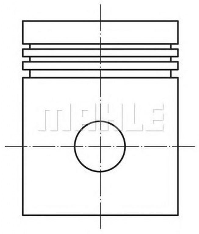 Piston FORD MONDEO II combi BNP MAHLE ORIGINAL 0130300